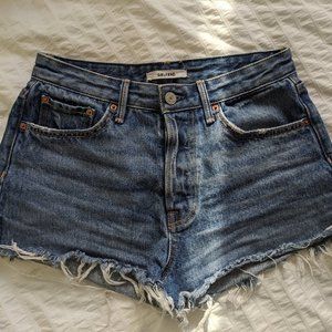 GRLFRND Cindy Highrise Jean Shorts 26